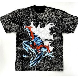 Spider-Man 2099 Marvel Mega Print T Shirt By Mask And Disguise Size XL NICE CDTN